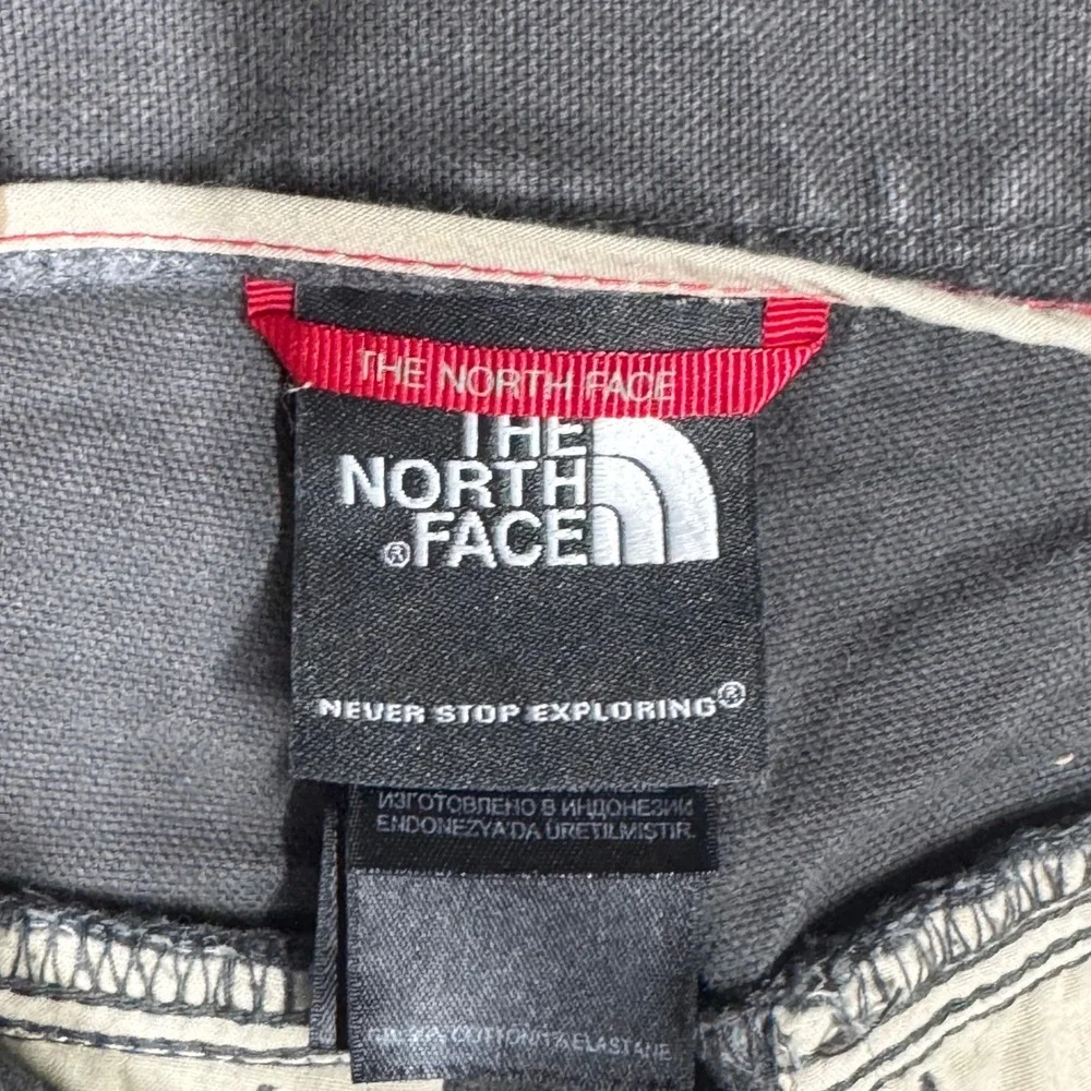 The North Face Mens 32 Regular Straight Leg Pants Charcoal Gray Heavy Duty
